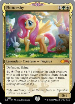 Fluttershy Secret Lair Drop - Ponies